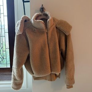 Alo Faux Fur Hooded Jacket